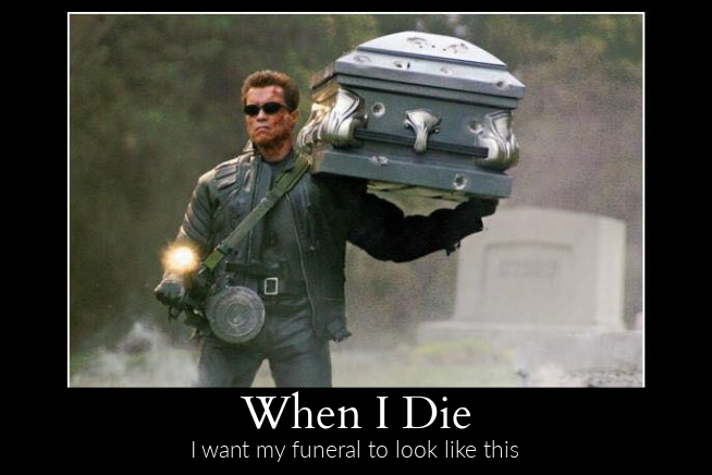 Enjoy life! Your funeral is sorted